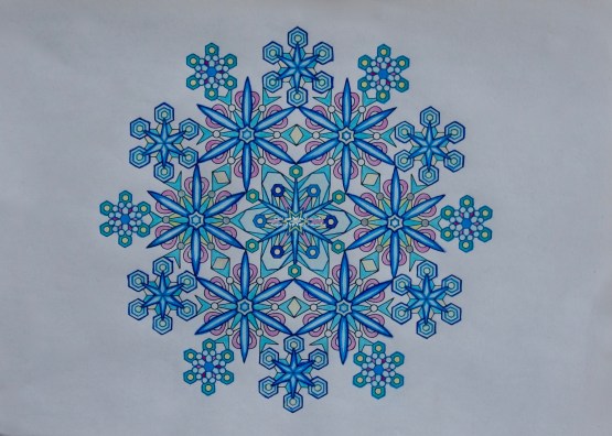 mandala flocon copyright