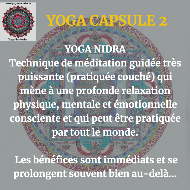 yoga capsule 2 - yoga nidra FR