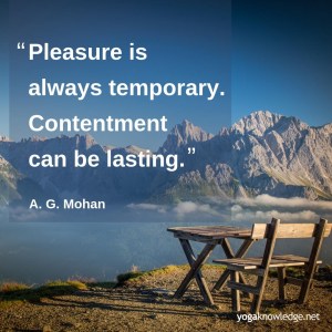 plaisir temporaire contentement dure Mohan